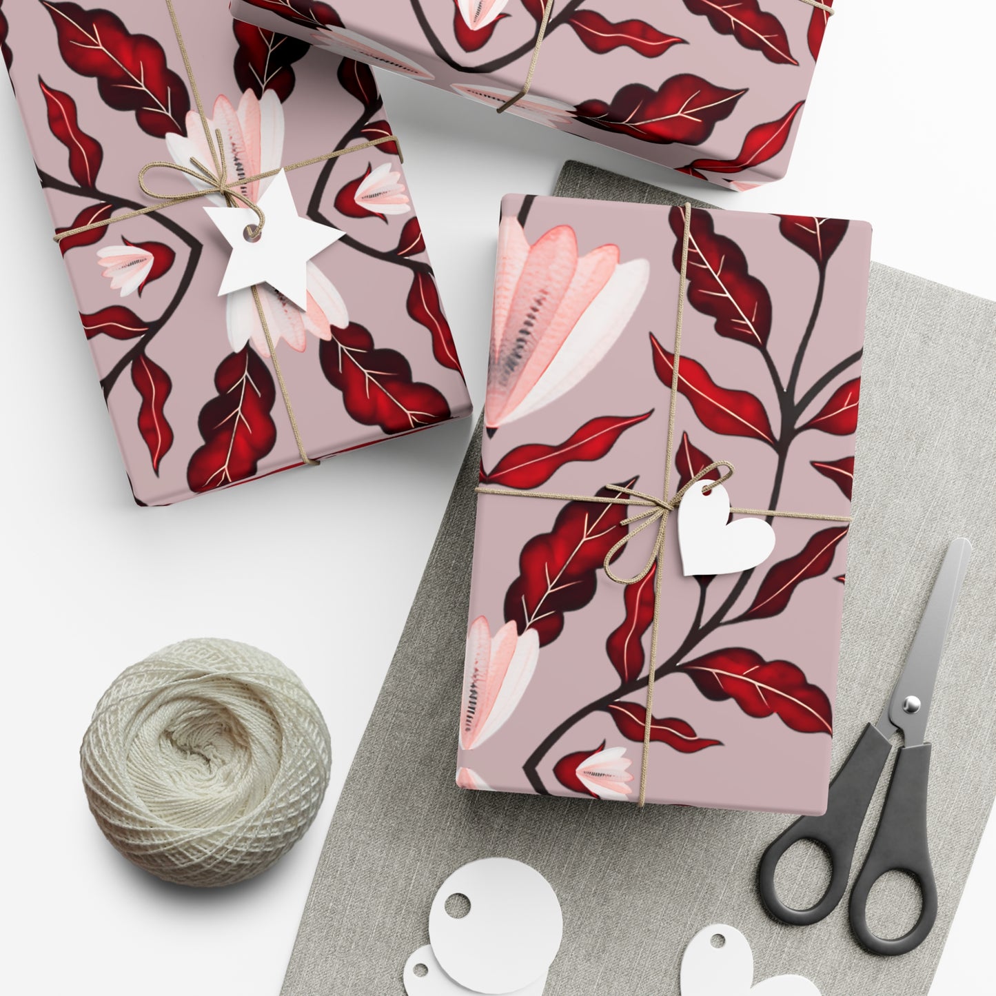 AUTUMN FOLIAGE | Floral-Vine Seasons Wrapping Paper