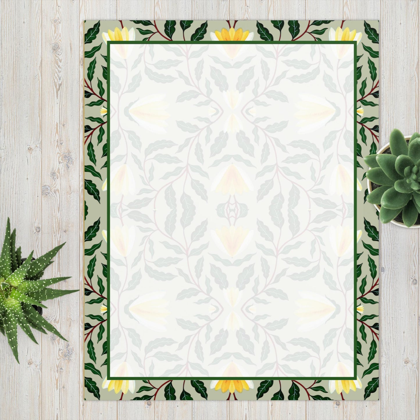 SPRING | Floral-Vine Seasons Notepad