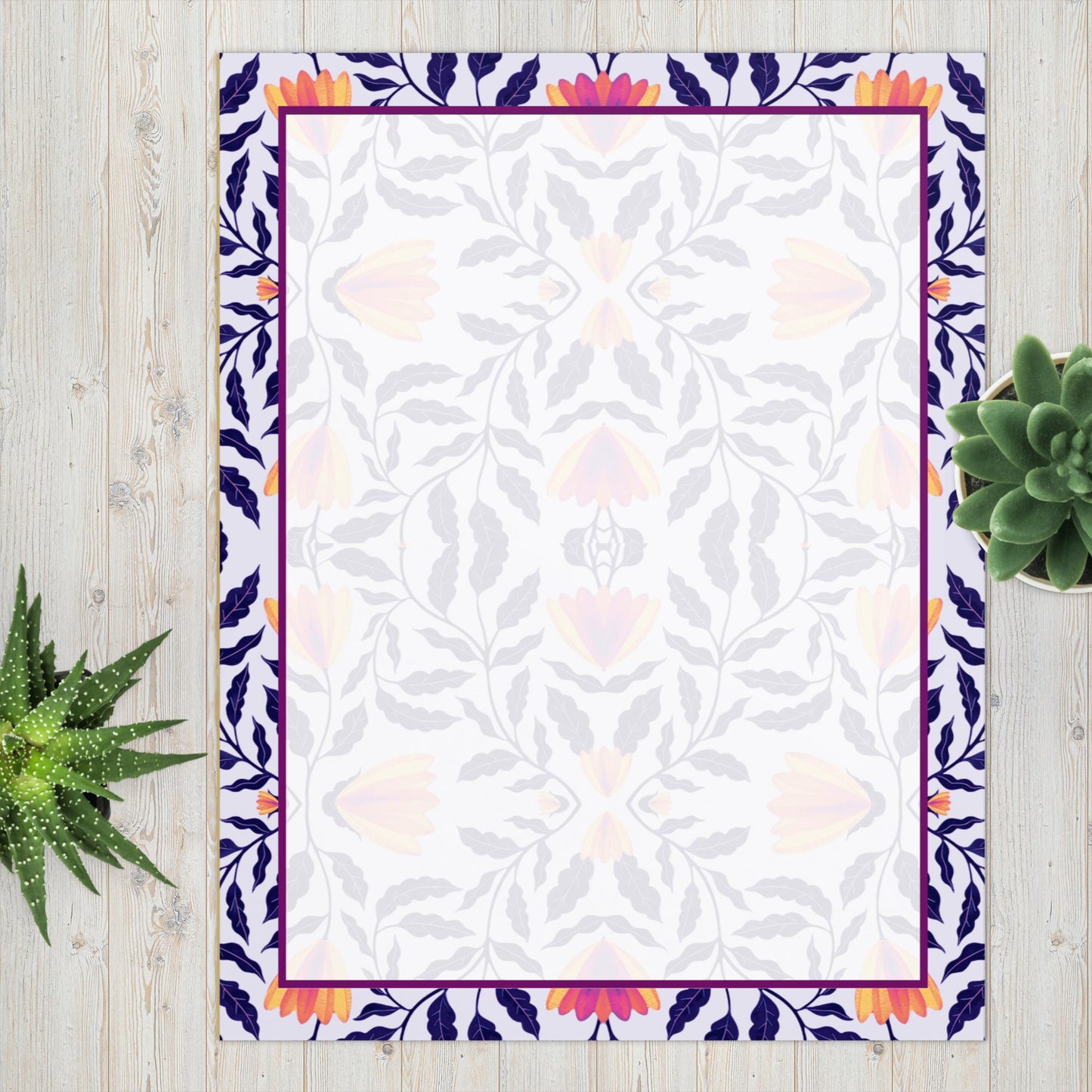 SUMMER | Floral-Vine Seasons Notepad