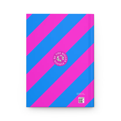 NEON CERULEAN-FUSCIA | Diagonal Dual-Colors Daybook