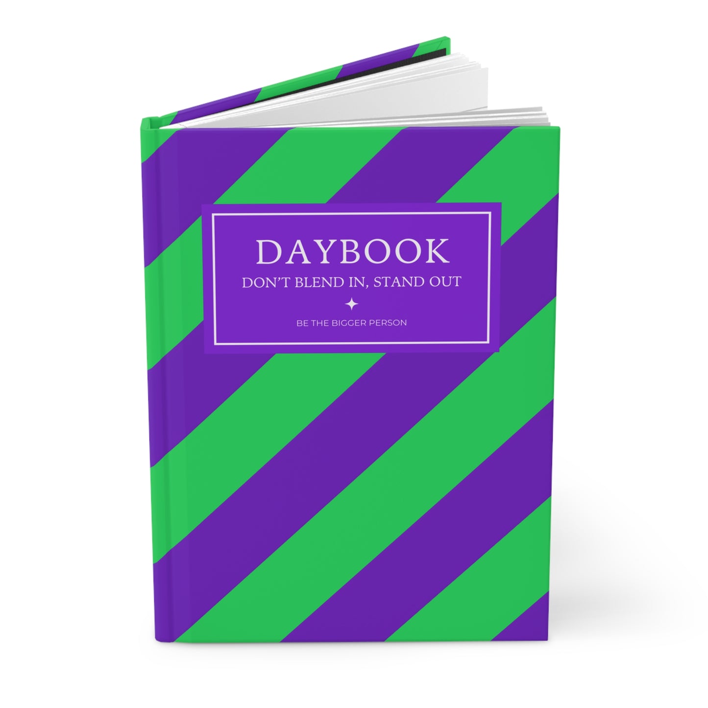 NEON PURPLE-GREEN | Diagonal Dual-Colors Daybook