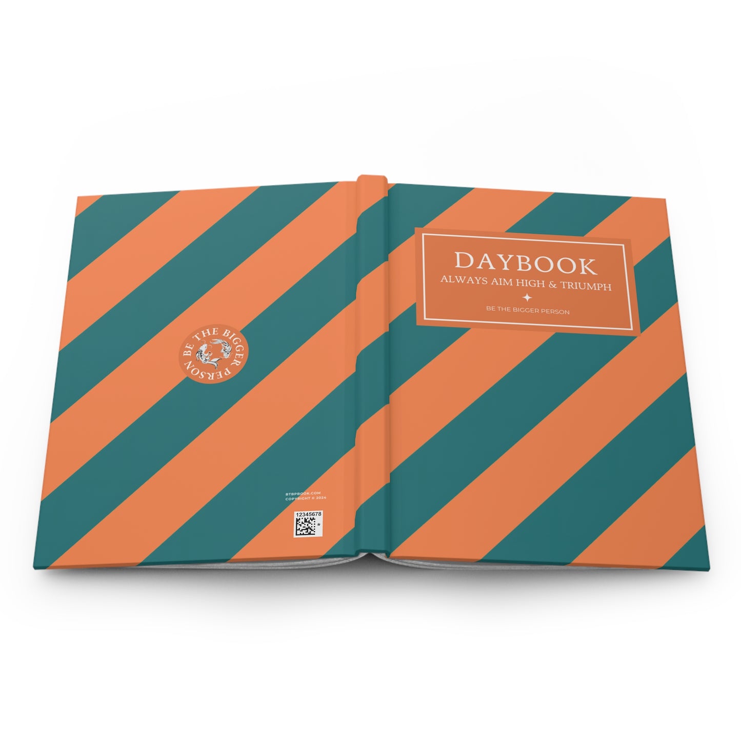 TEAM SPIRIT AQUA-ORANGE | Diagonal Dual-Colors Daybook