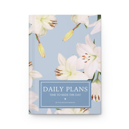 SKY-BLUE LILIES | Daily Plans Notebook