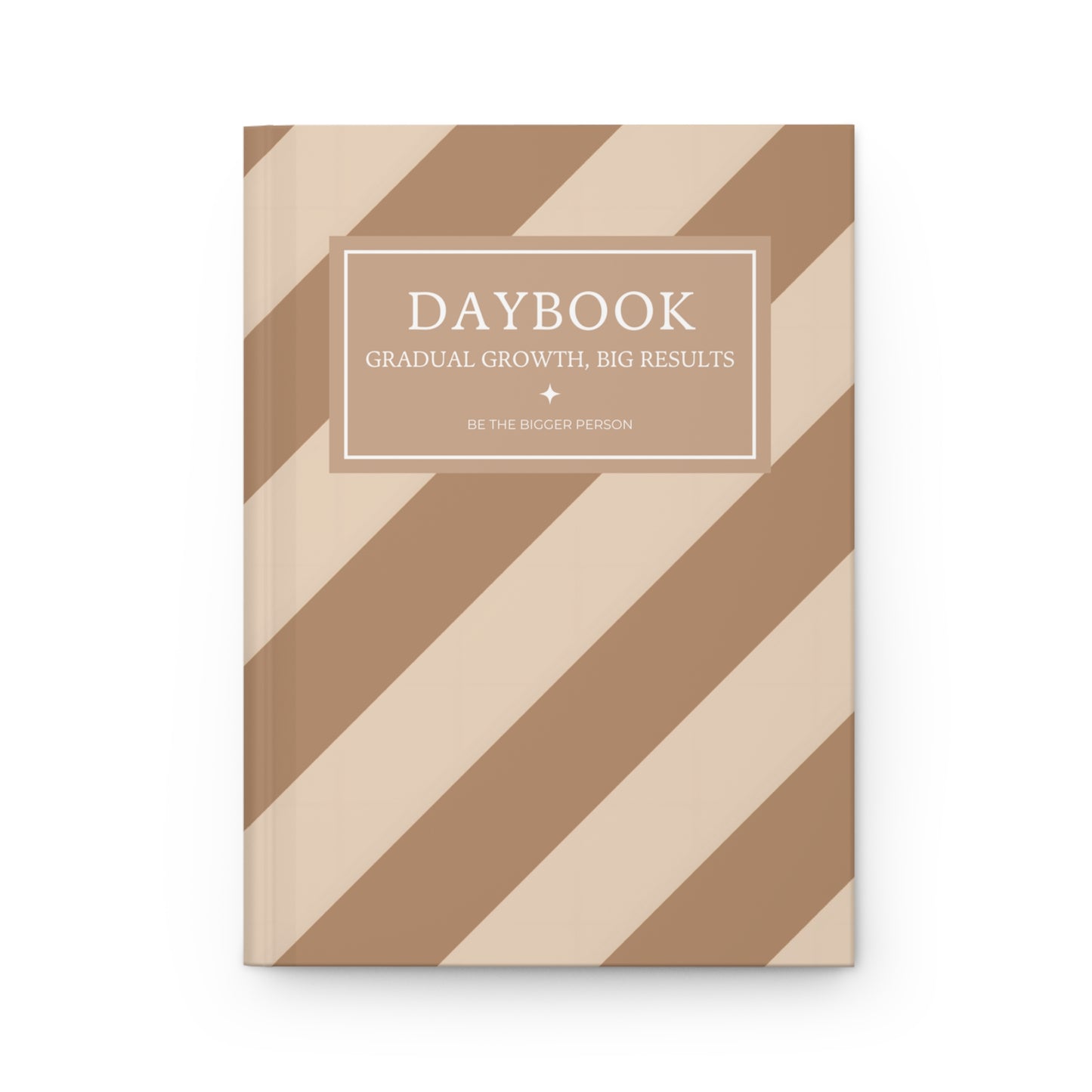 PASTEL TAN | Diagonal Dual-Colors Daybook