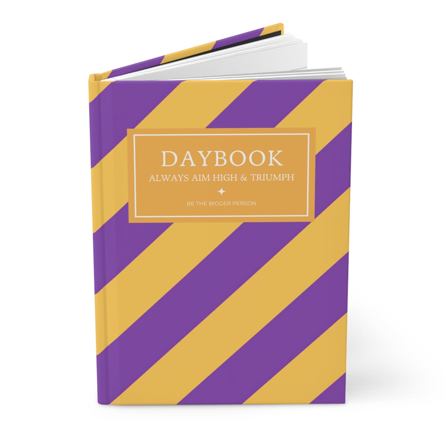 TEAM SPIRIT PURPLE-YELLOW | Diagonal Dual-Colors Daybook