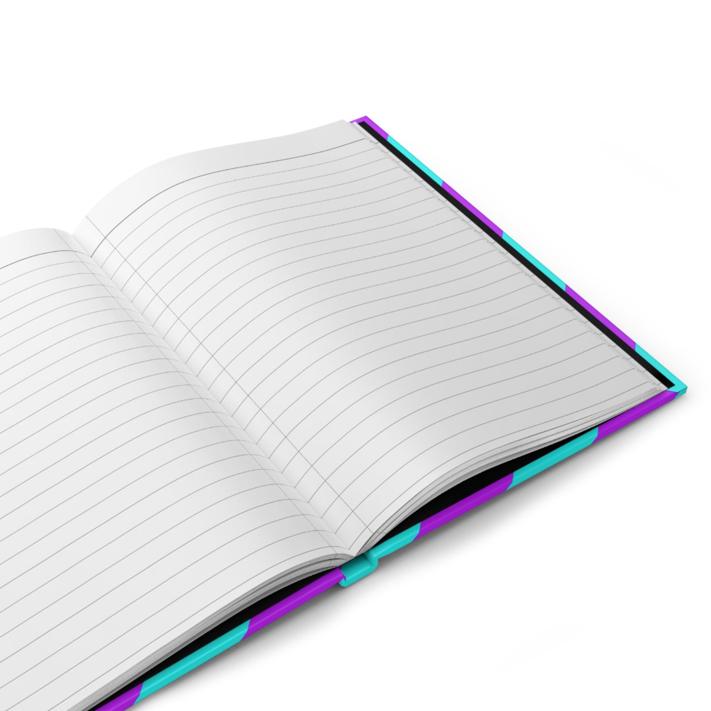 NEON BLUE-PURPLE | Diagonal Dual-Colors Daybook