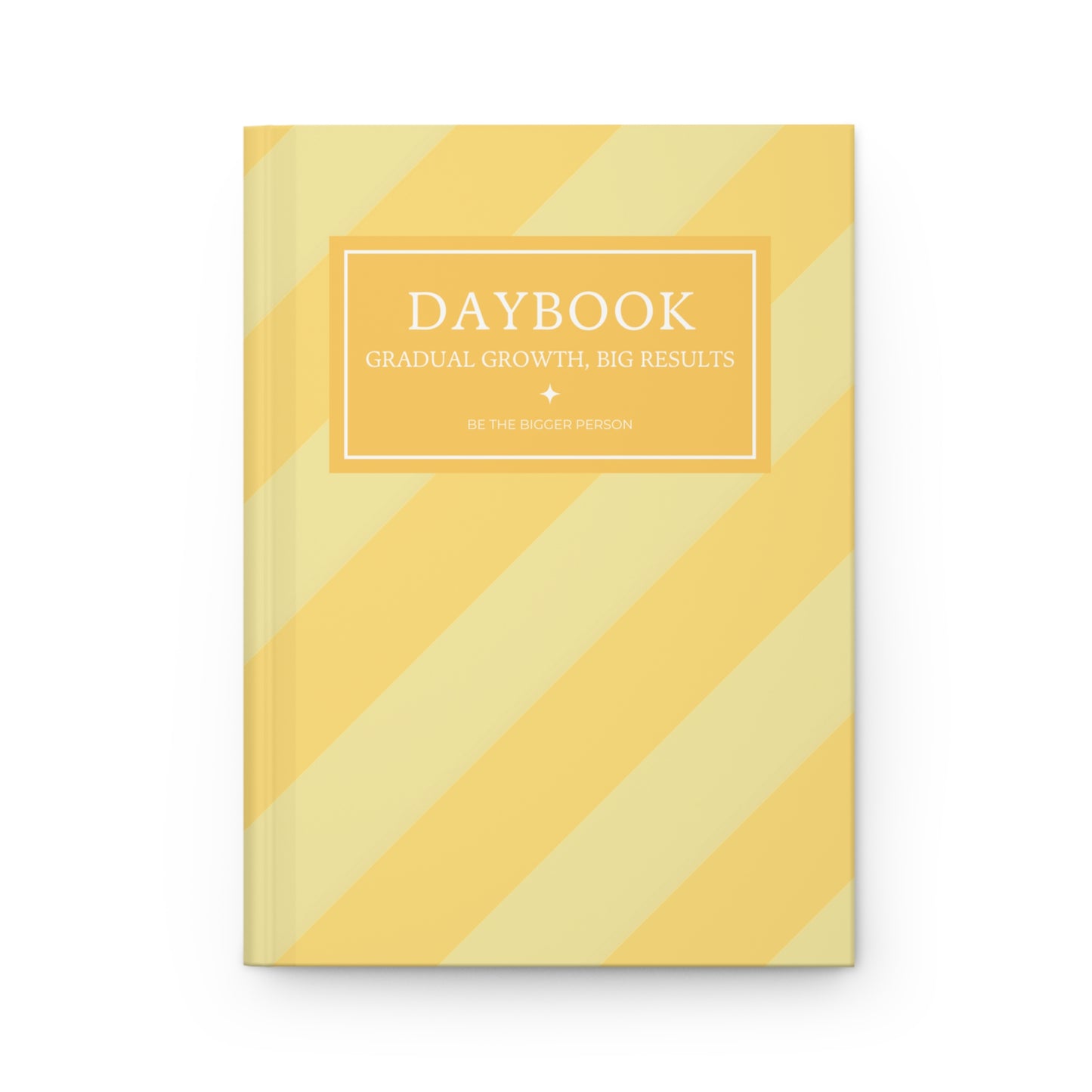 PASTEL YELLOW | Diagonal Dual-Colors Daybook