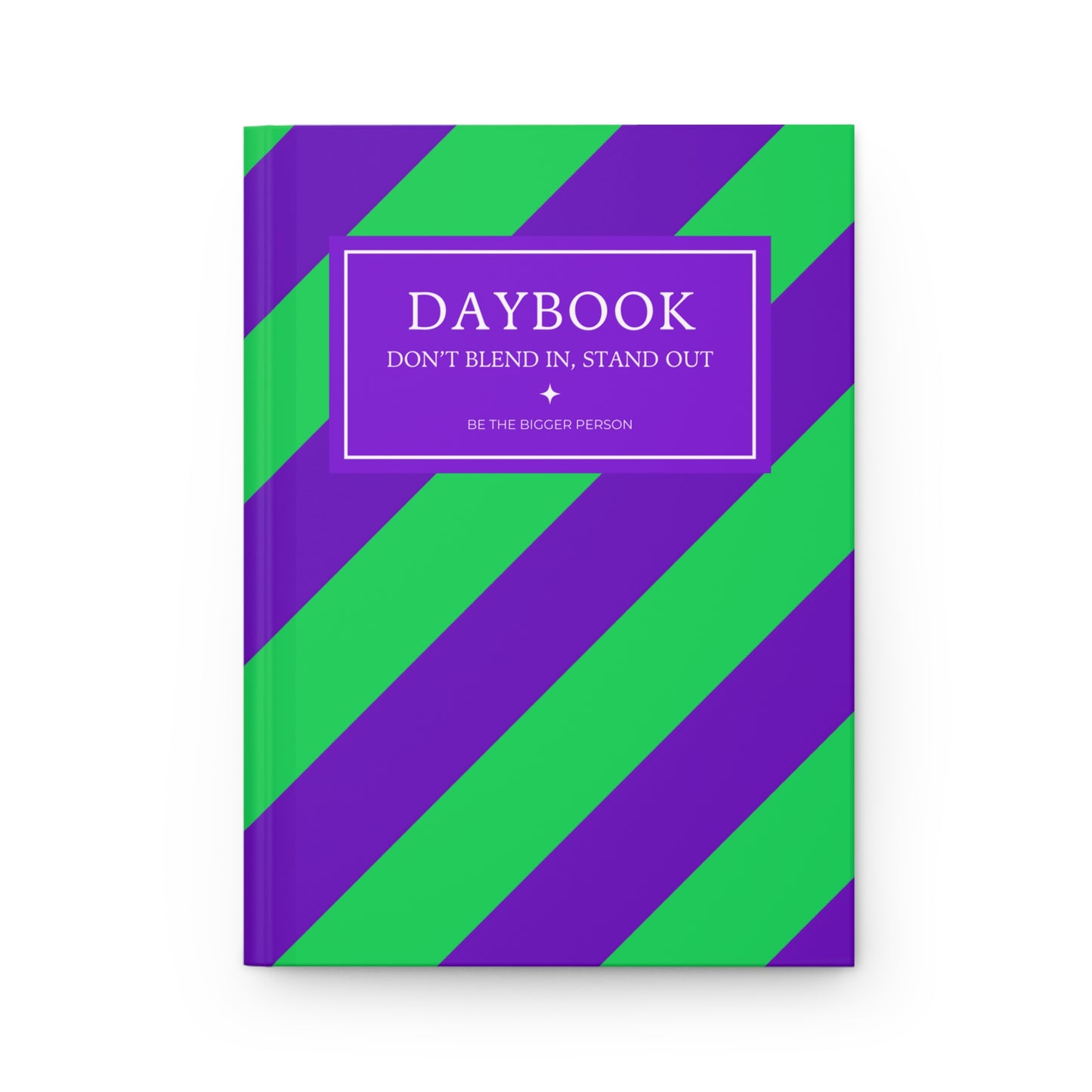 NEON PURPLE-GREEN | Diagonal Dual-Colors Daybook