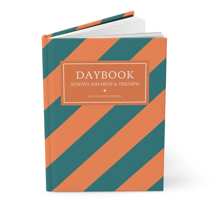 TEAM SPIRIT AQUA-ORANGE | Diagonal Dual-Colors Daybook