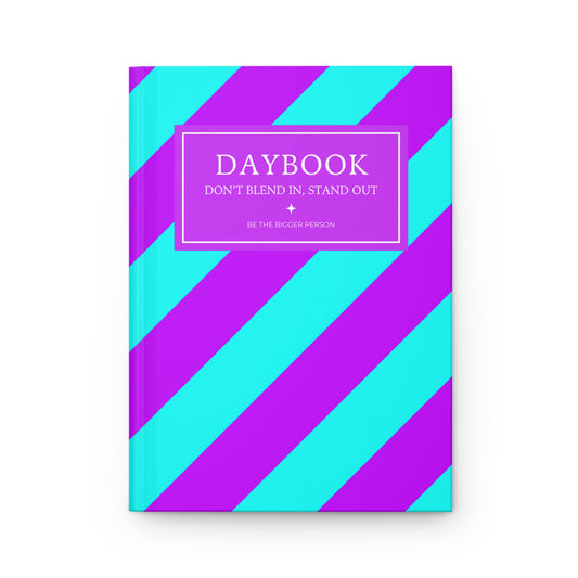 NEON BLUE-PURPLE | Diagonal Dual-Colors Daybook