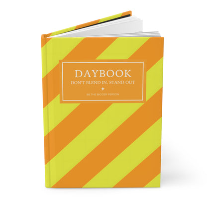 NEON YELLOW-ORANGE | Diagonal Dual-Colors Daybook