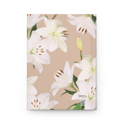 TAUPE LILIES | Daily Plans Notebook