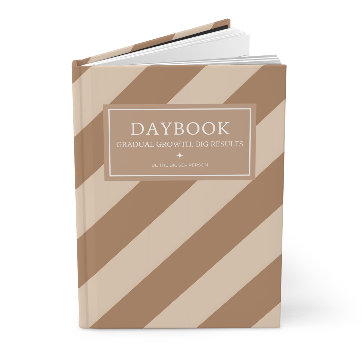 PASTEL TAN | Diagonal Dual-Colors Daybook