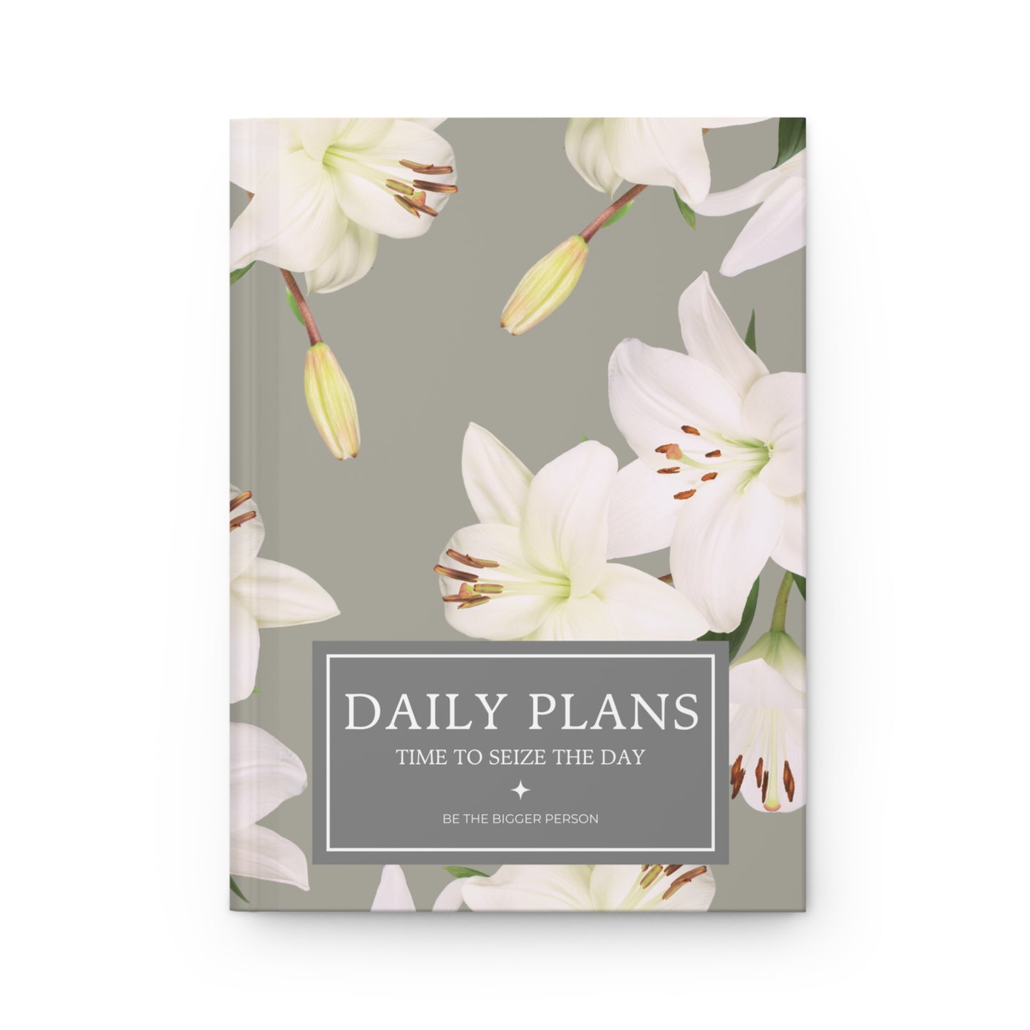 PLATINUM LILIES | Daily Plans Notebook