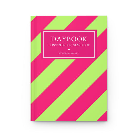 NEON PINK-LIME | Diagonal Dual-Colors Daybook