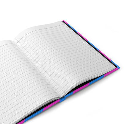 NEON CERULEAN-FUSCIA | Diagonal Dual-Colors Daybook