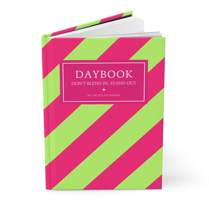 NEON PINK-LIME | Diagonal Dual-Colors Daybook