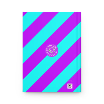 NEON BLUE-PURPLE | Diagonal Dual-Colors Daybook