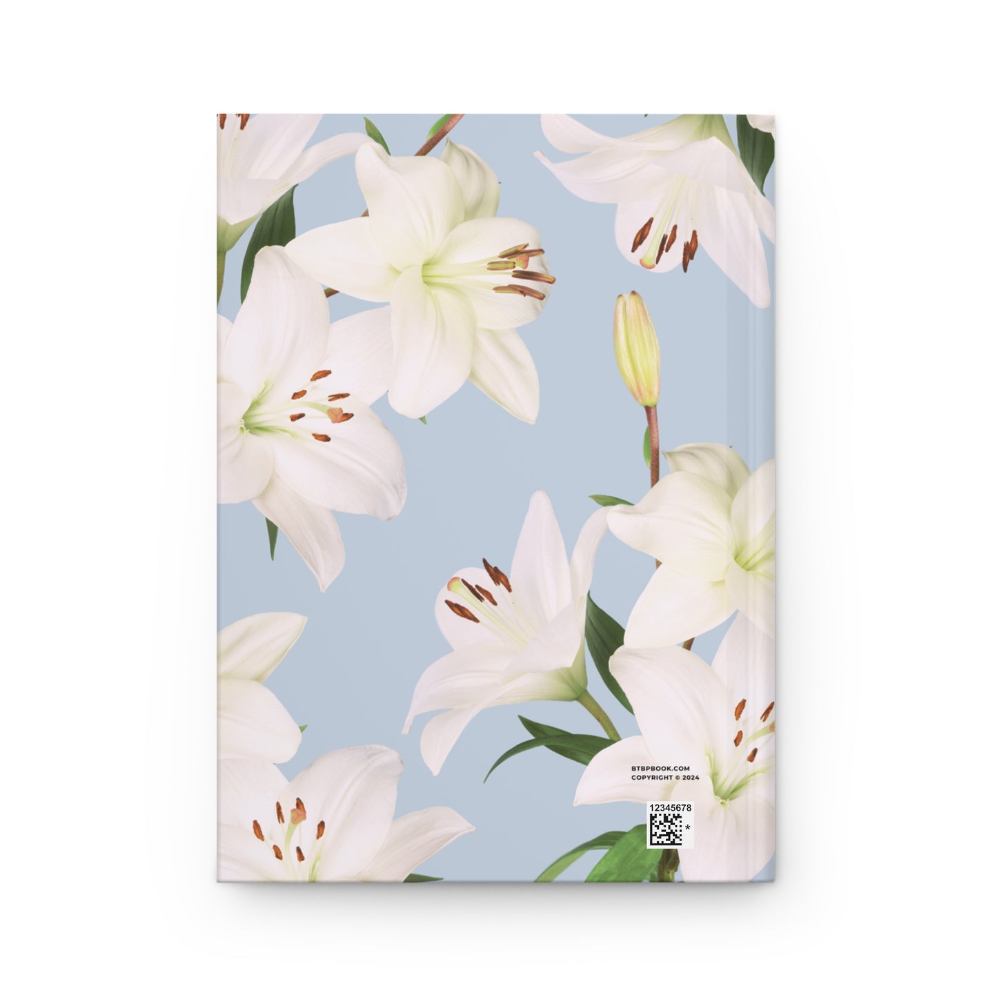 SKY-BLUE LILIES | Daily Plans Notebook