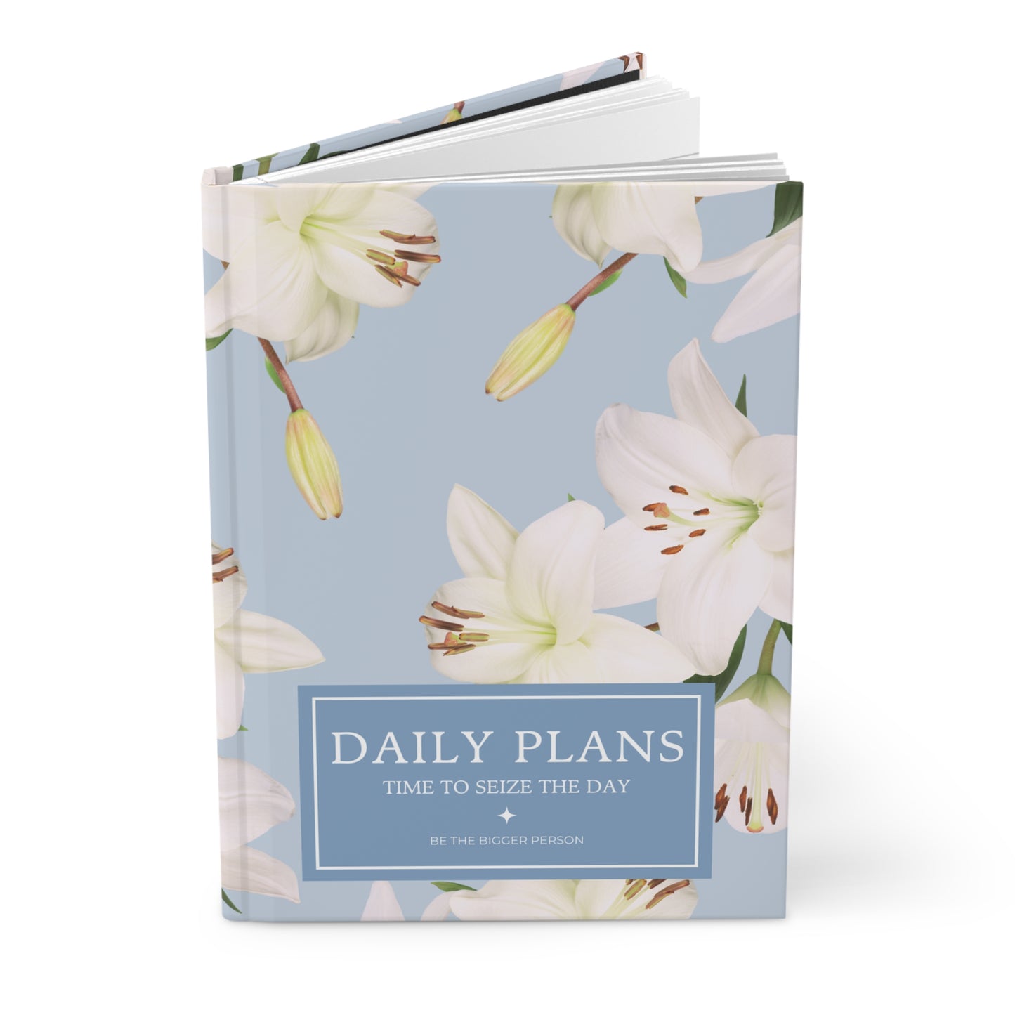 SKY-BLUE LILIES | Daily Plans Notebook