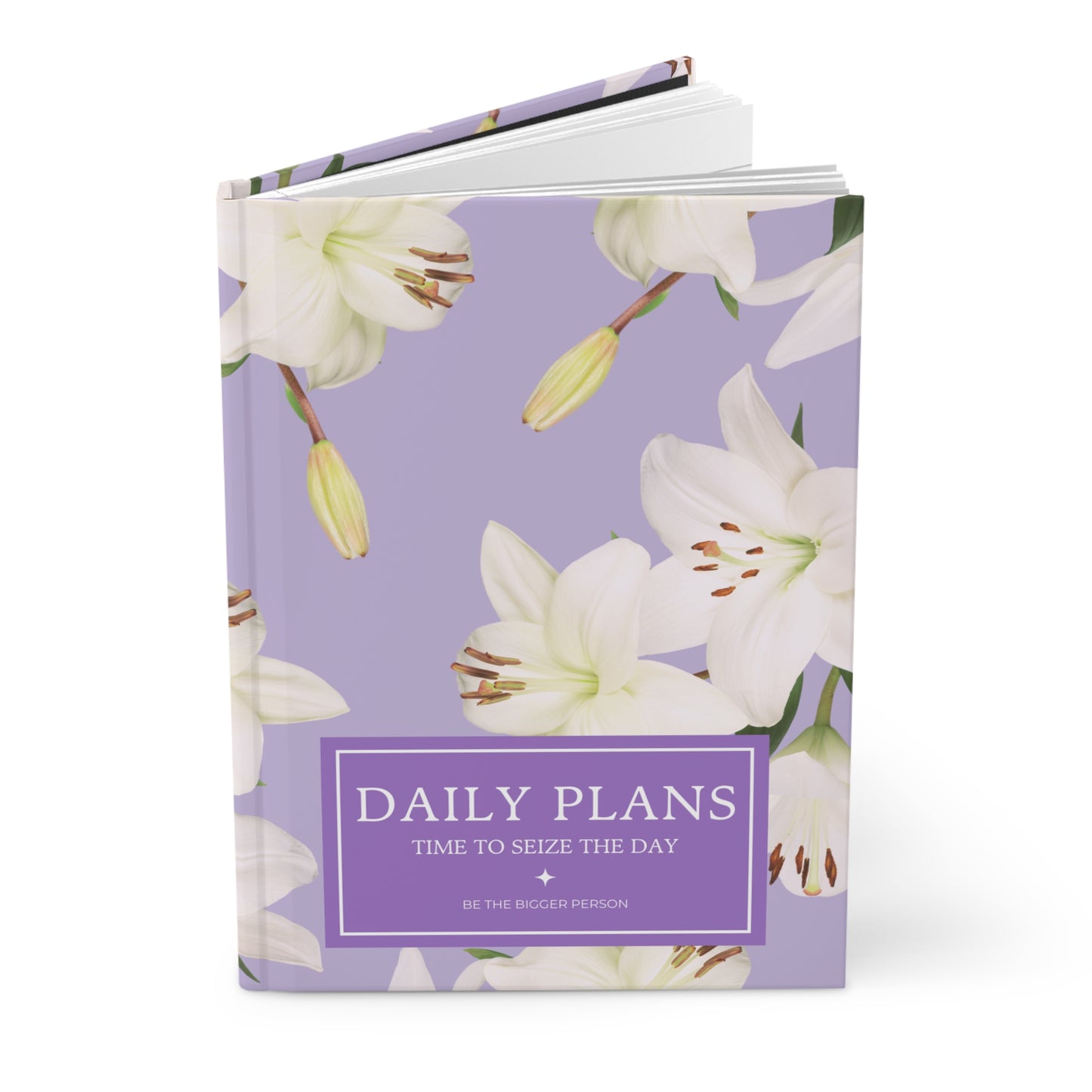 LILAC LILIES | Daily Plans Notebook