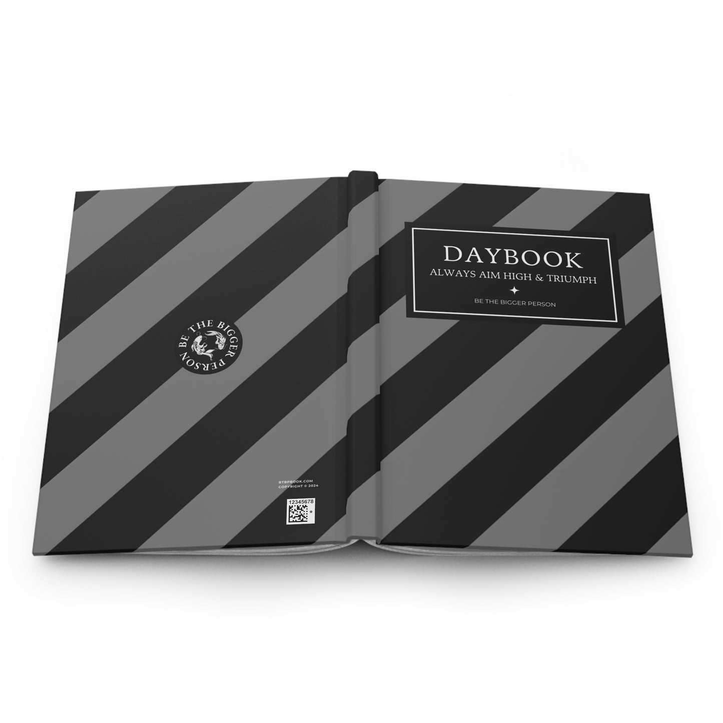 TEAM SPIRIT BLACK-GREY | Diagonal Dual-Colors Daybook